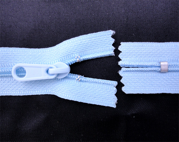 3# nylon non lock close-end zipper with iron end