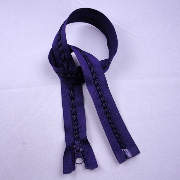 5# nylon auto lock open-end zipper with metal slider