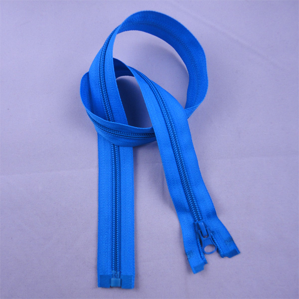 5# nylon auto lock metal puller open-end zipper
