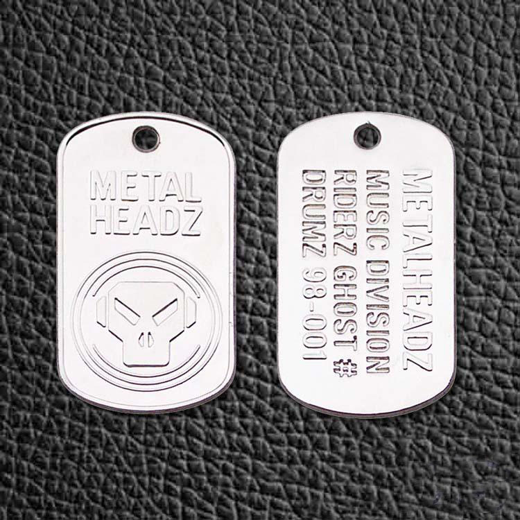 Metal hang tag